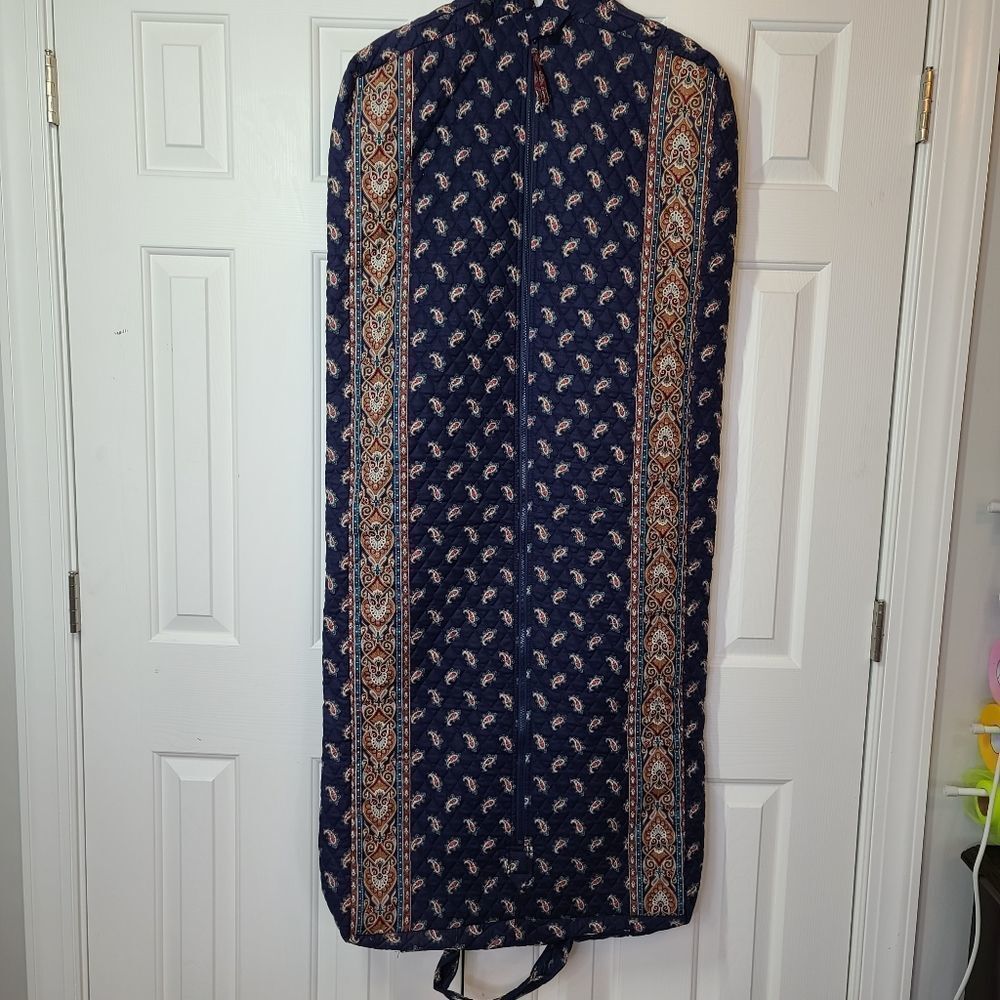 Vera Bradley Vintage Garment Bag Navy 1991 - Picture 3 of 8